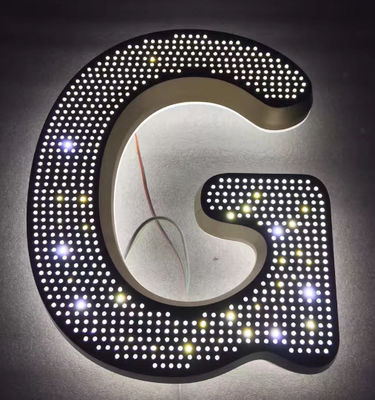 Waterproof LED Modules Wall Mounted Backlit 3d Acrylic Box Letters